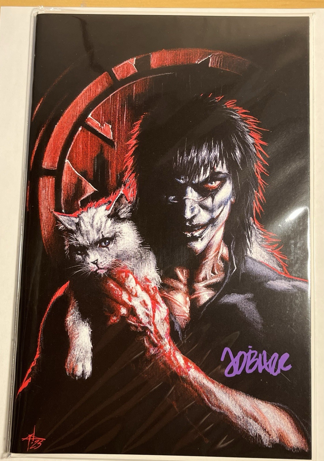 The Crow Megacon variante Gabriele Dell’Otto, firmato da James O’Barr.