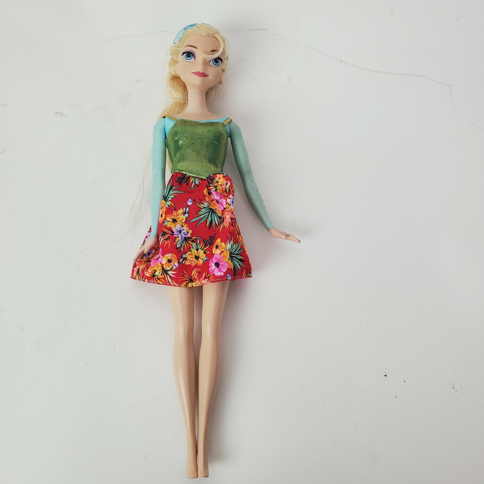 Mattel 2016 Disney Frozen Sparkle Elsa Princess bambola 12" capelli biondi