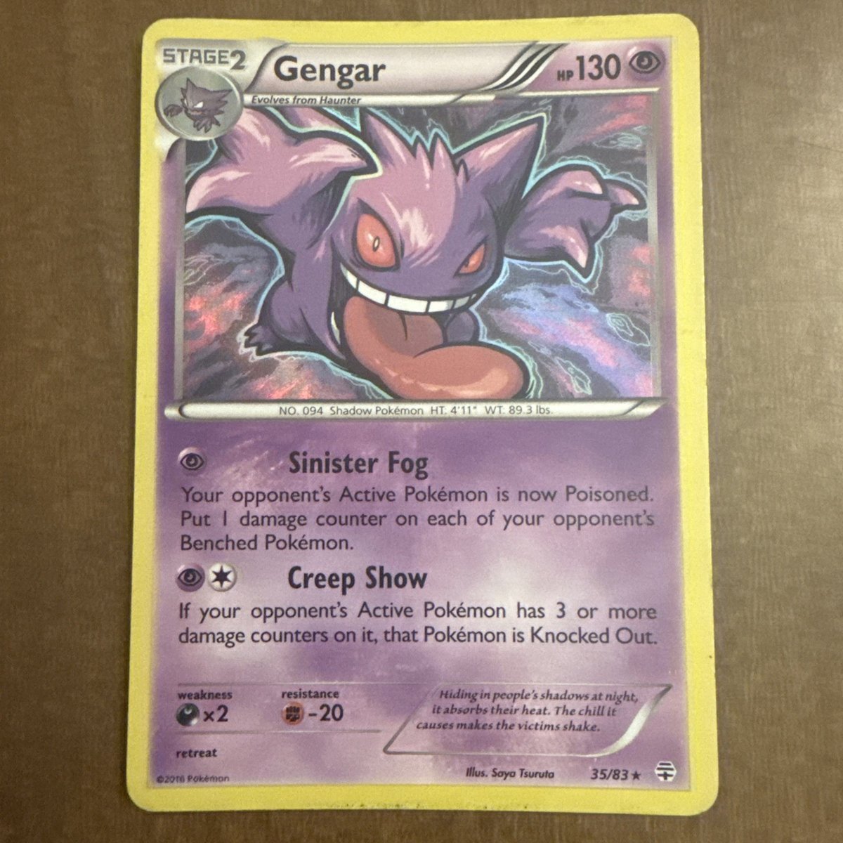 Gengar #35 Pokemon Generations