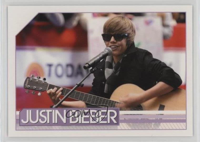 2010 Panini Justin Bieber Justin Bieber #108 1x9