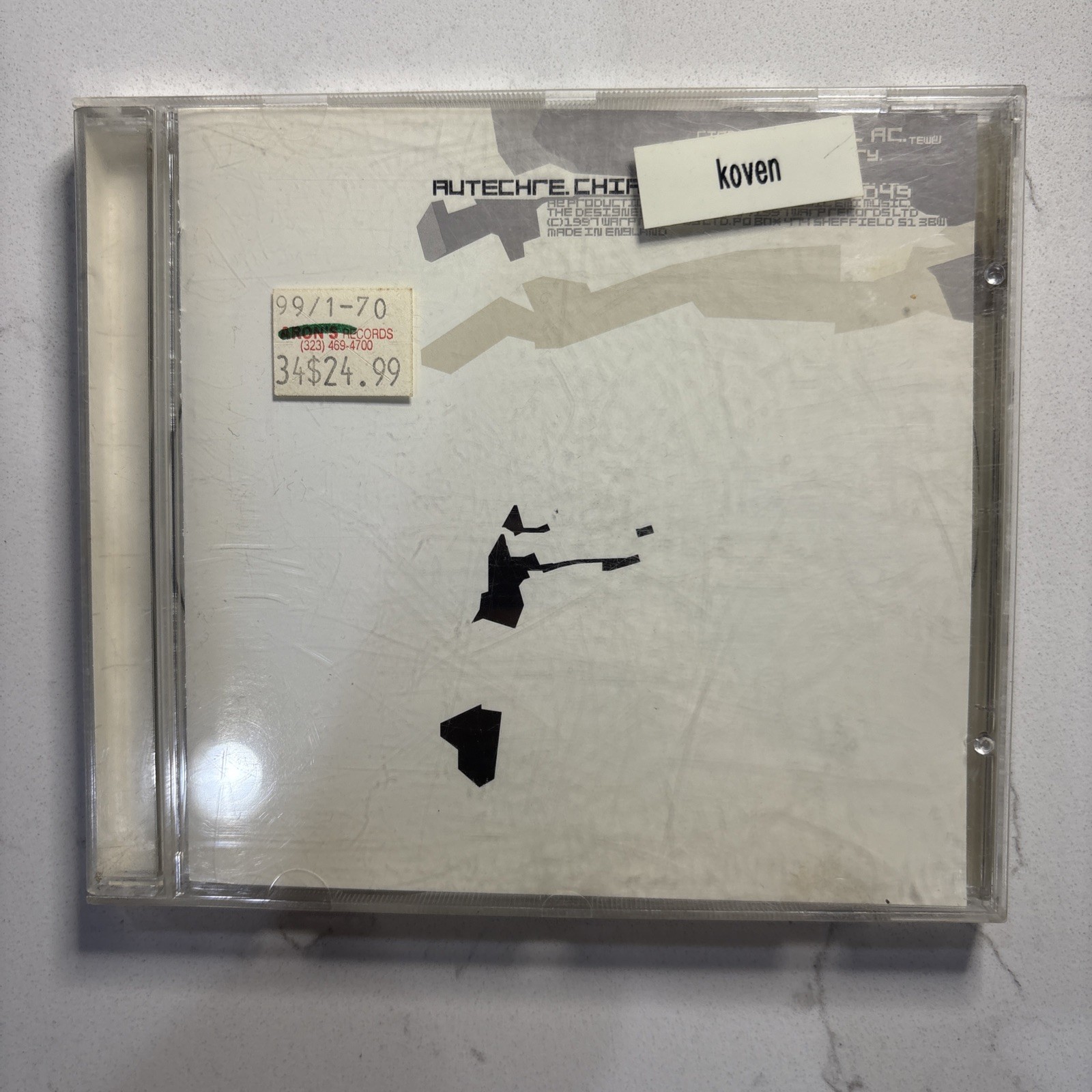 Chiastic Slide (Eng) by Autechre (CD, 1999)