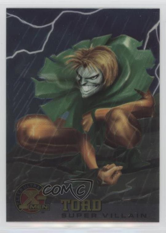 1995 Fleer Ultra Marvel X-Men All-Chromium Super Villain Toad #79 s1t