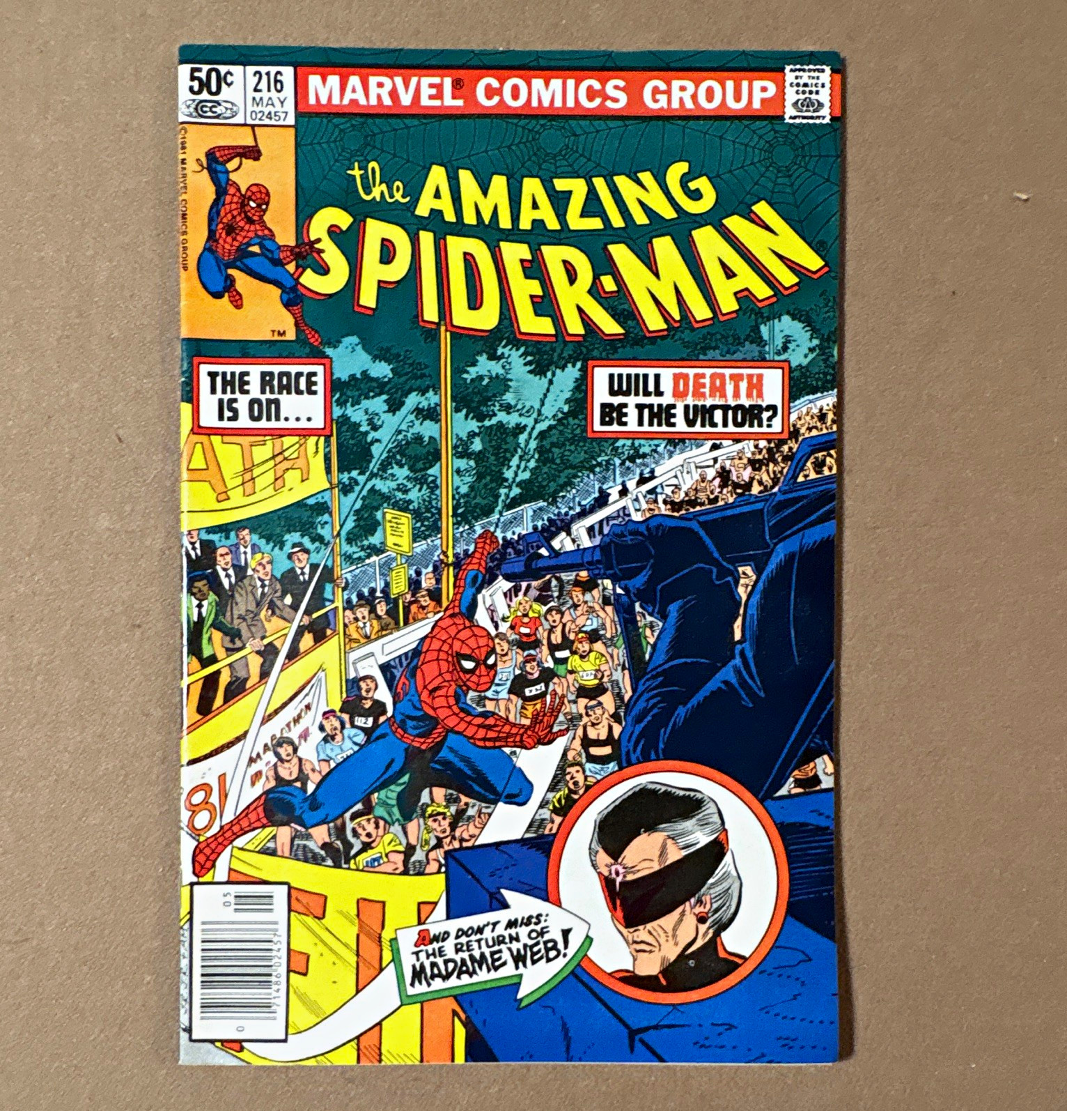 Marvel Comics The Amazing Spider-Man #216 1979 Bronze Age Newsstand Variant