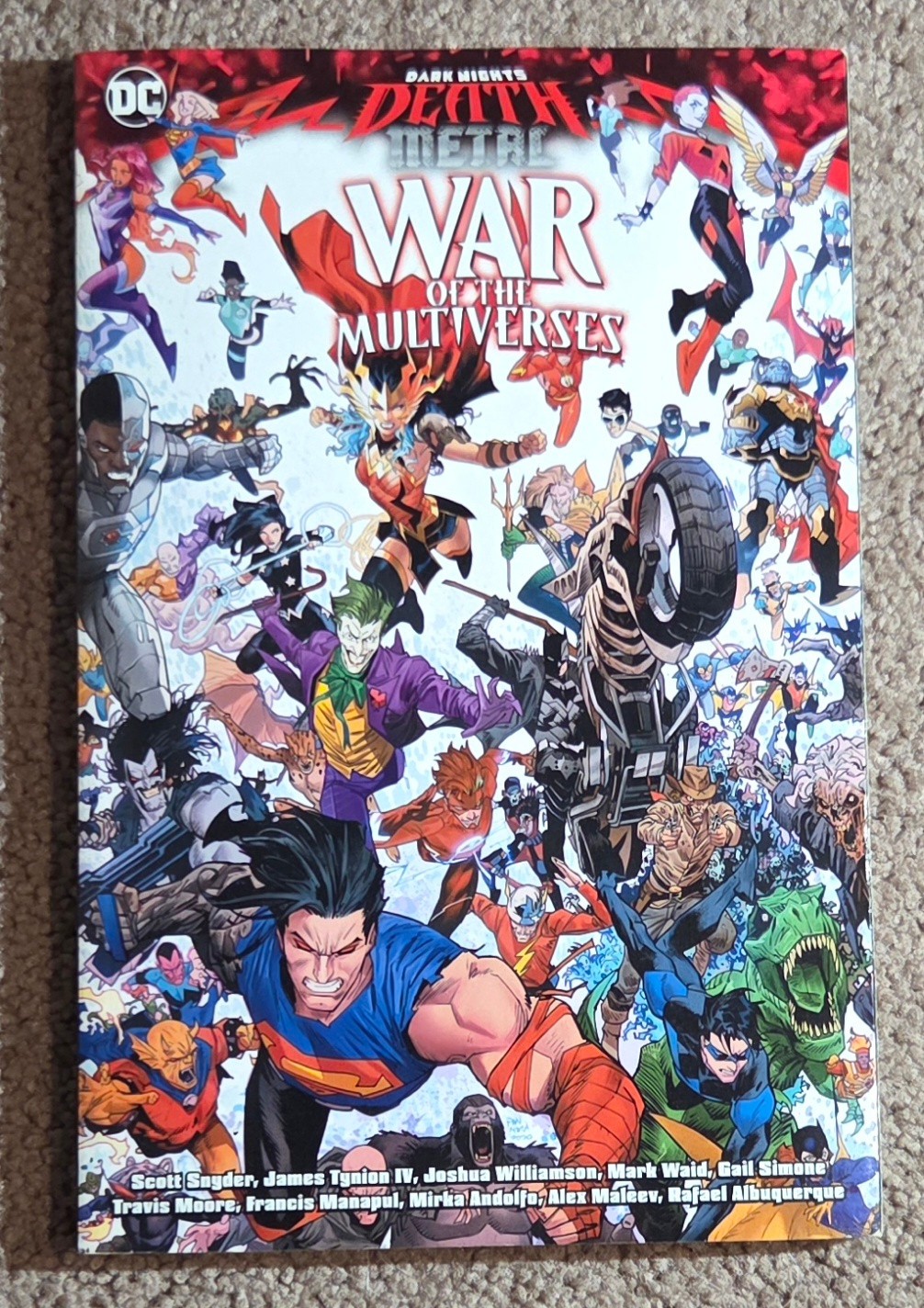 DC Comics Dark Nights: Death Metal La Guerra dei Multiversi TPB Graphic Novel 2021