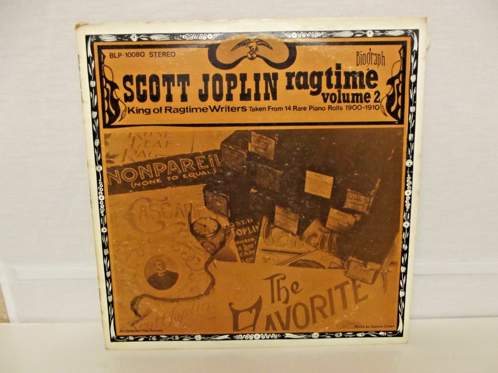 LP  SCOTT JOPLIN RAGTIME VOLUME 2 VINYL LANGSPIELPLATTE