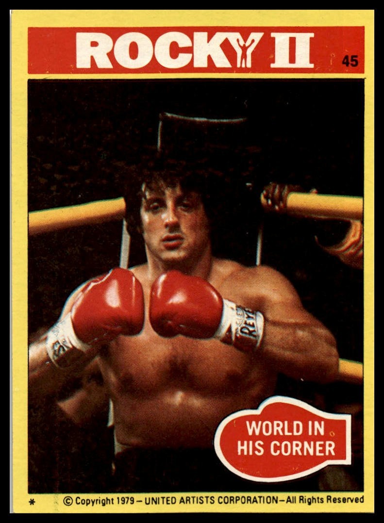 World in His Corner - 1979 Topps Rocky II #45