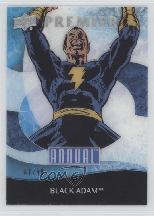 2023-24 Upper Deck DC Annual Premieres 67/99 Black Adam #P-20 0f3f
