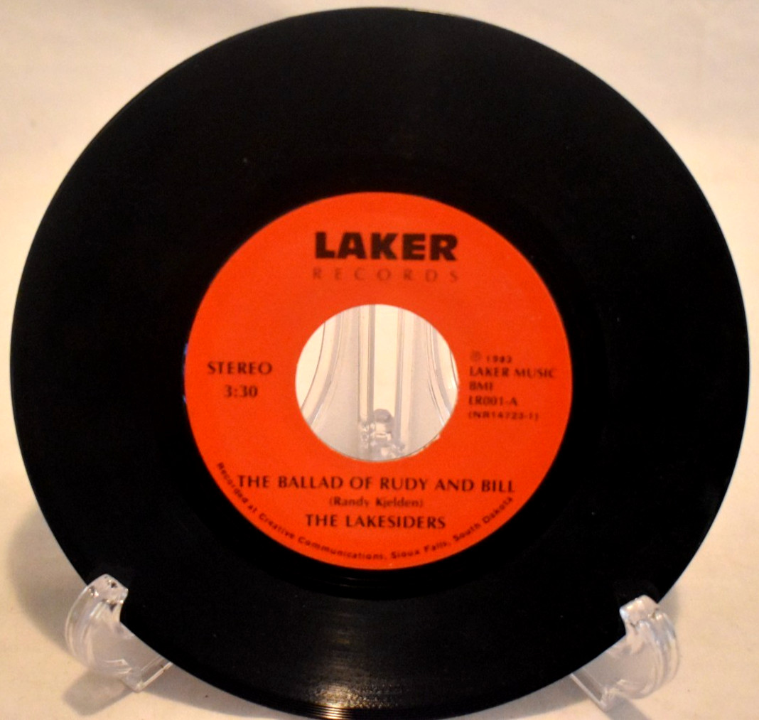 The Lakesiders 45 The Ballad of Rudy and Bill / Boogie Man 1983 Laker Indie Lab.