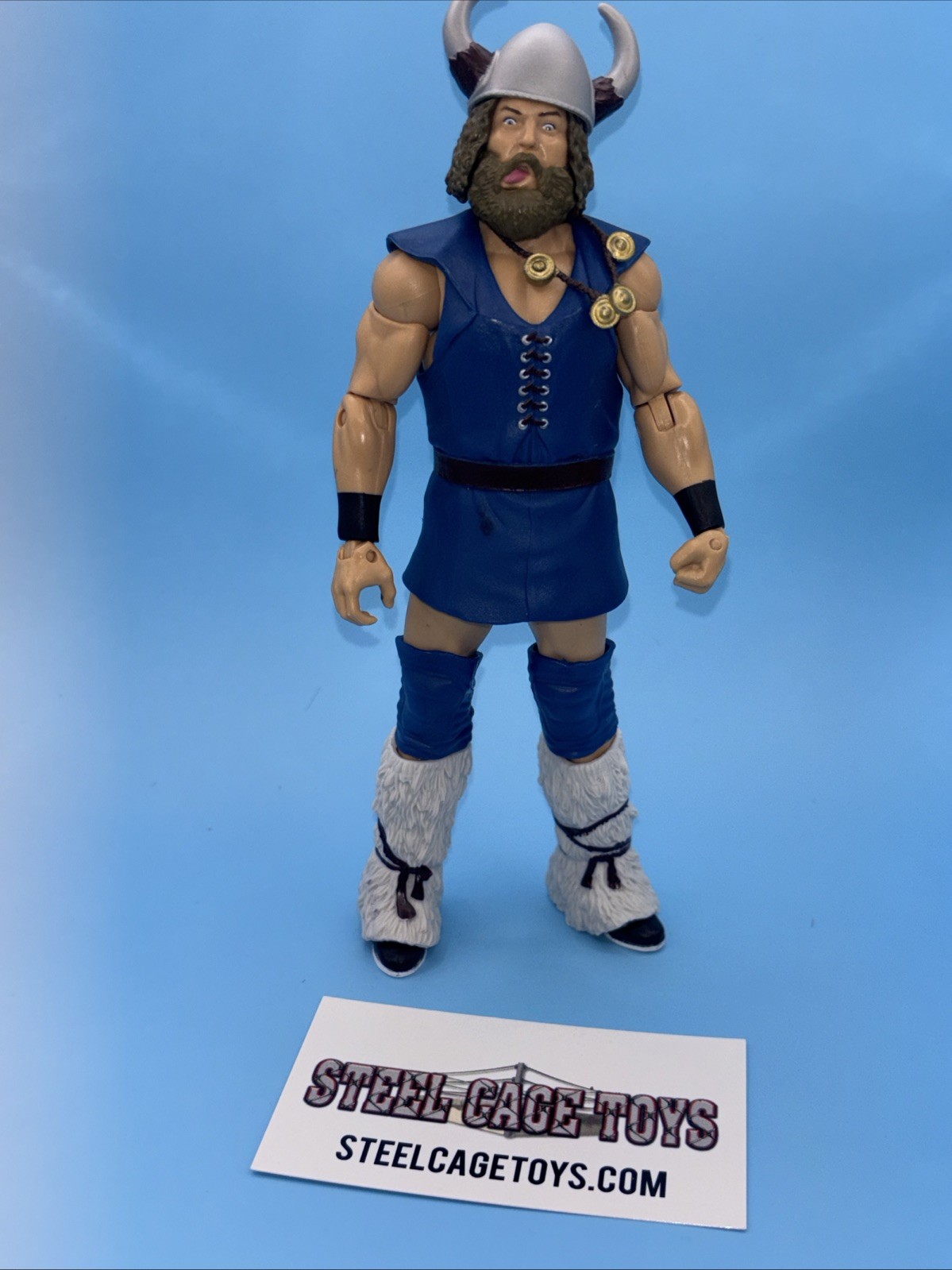 WWE MATTEL ELITE BERZERKER WWF WCW RARA ESCLUSIVA FIGURA WRESTLING NUOVA (LEGGI)