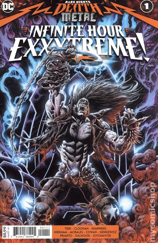 Dark Nights Death Metal Infinite Hour Exxxtreme 1A Hotz NM 2021 Stock Image