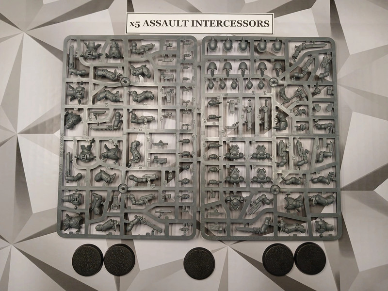 X5 Assault Intercessors for Space Marines Warhammer 40k