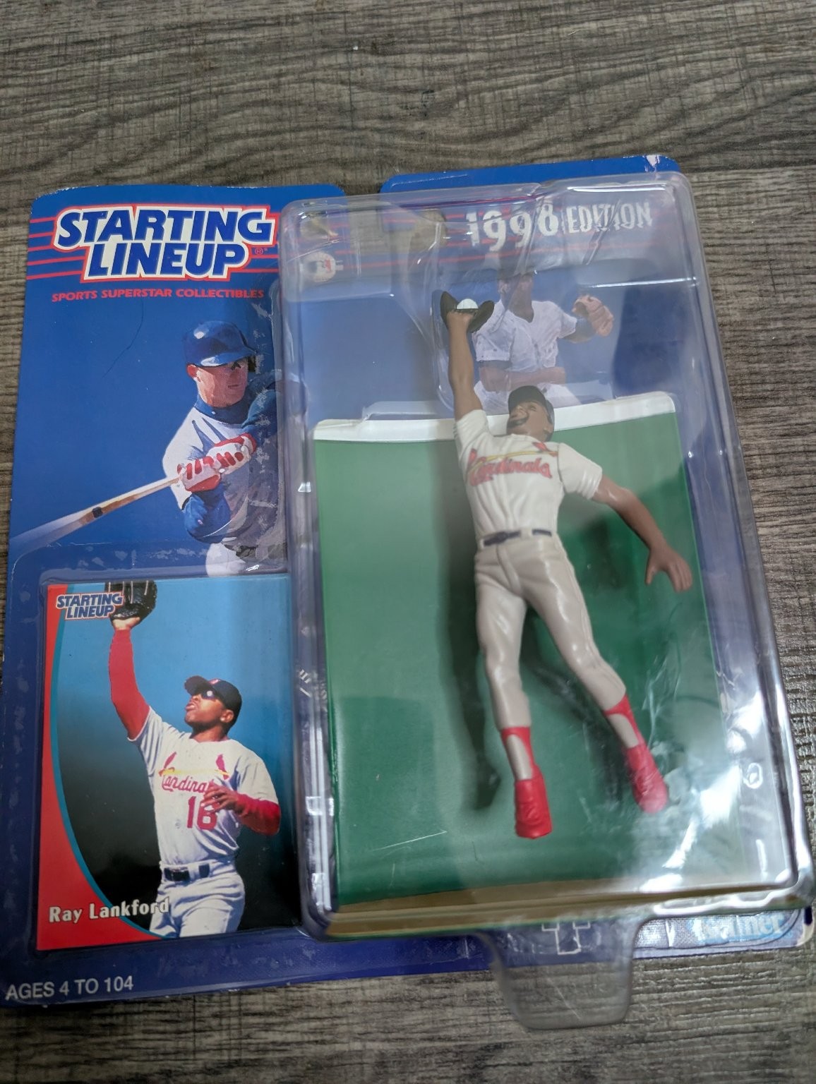 Starting Lineup 1996 Ray Lankford St. Louis Cardinals MLB Action Figure Kenner