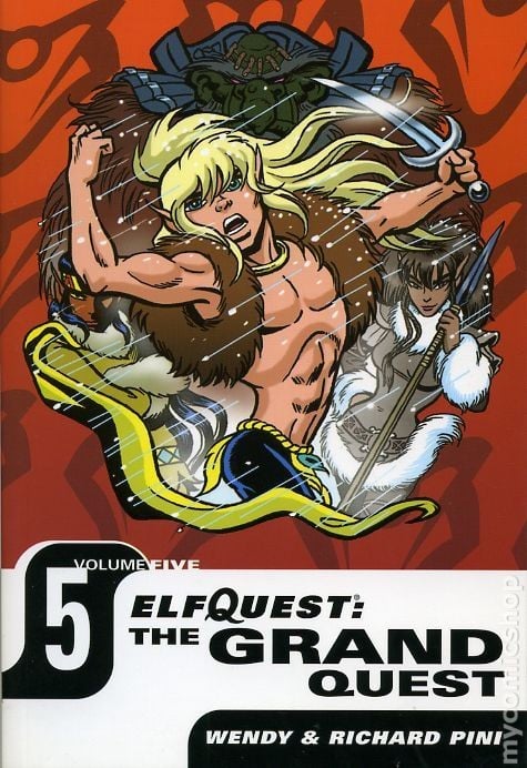 Elfquest The Grand Quest TPB #5-1ST VF 2004 Immagine Stock