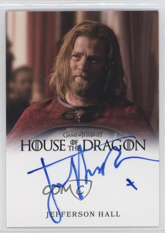2024 Game of Thrones House the Dragon Season One Jefferson Hall as Auto 0g48