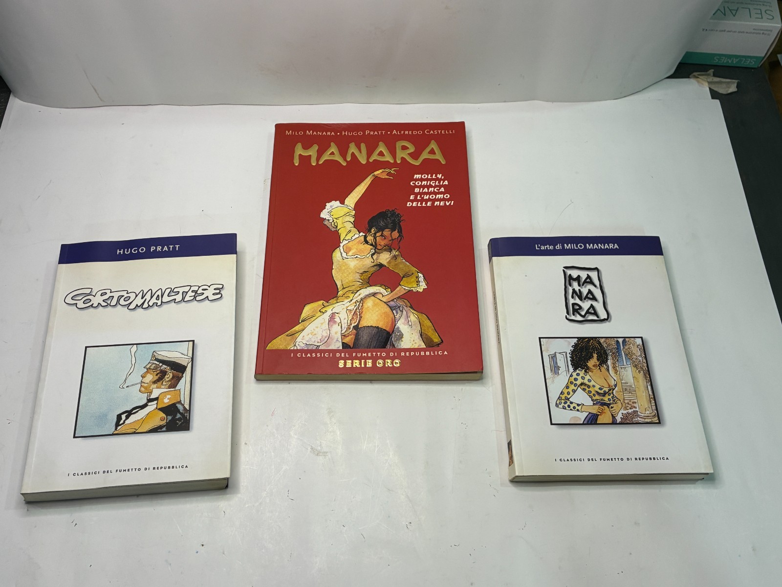 3 x  I CLASSICI DEL FUMETTO REPUBBLICA-MILO MANARA & HUGO PRATT