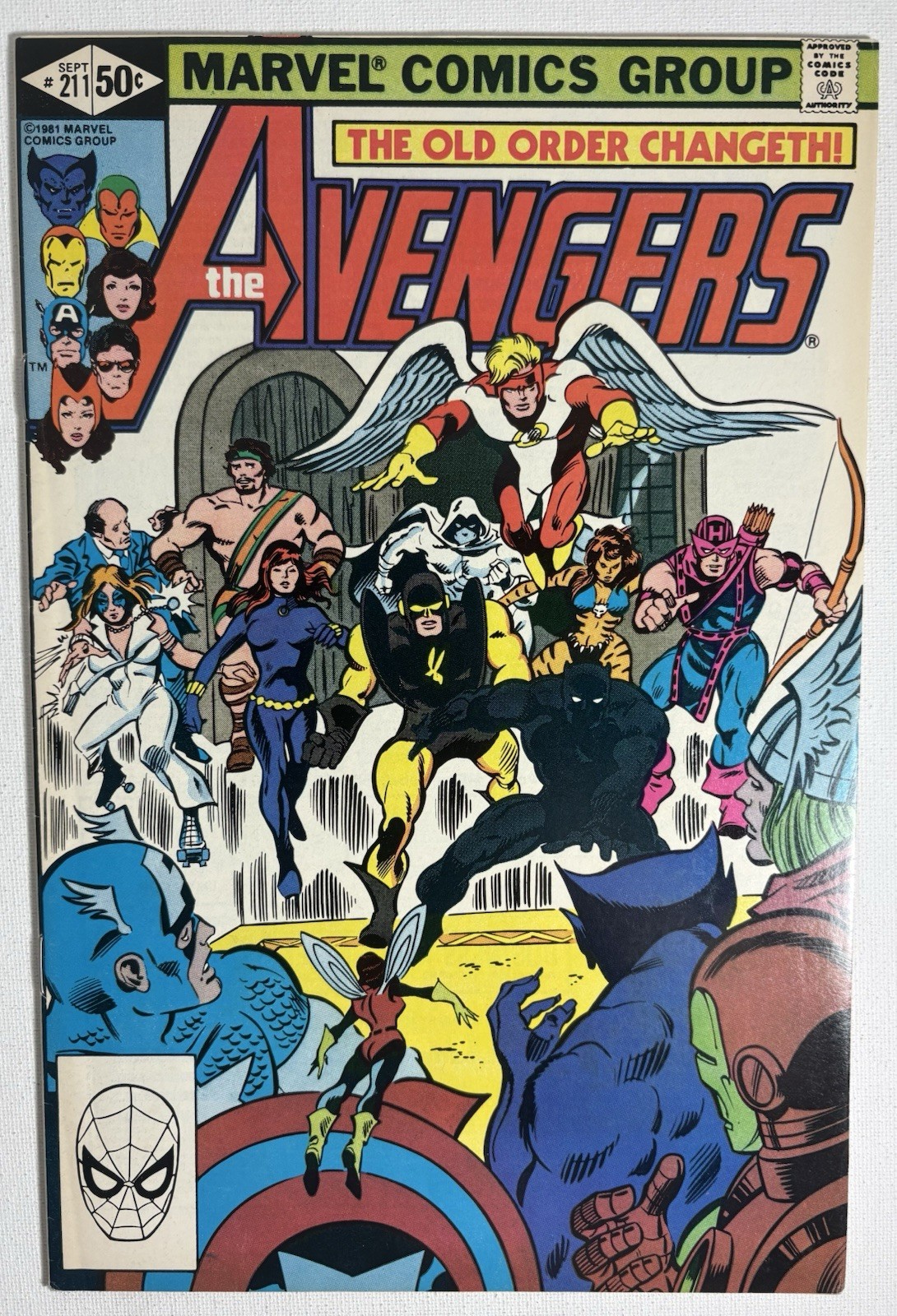 The Avengers #211 (1981); "By Force Of Mind!" - The Old Order Changeth!