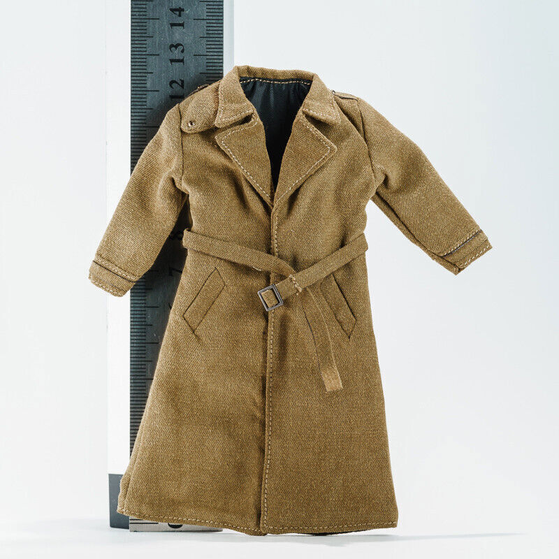 Trench coat lungo scala 1/12 per figura 6" Nota PH NW GW formica hot figure body