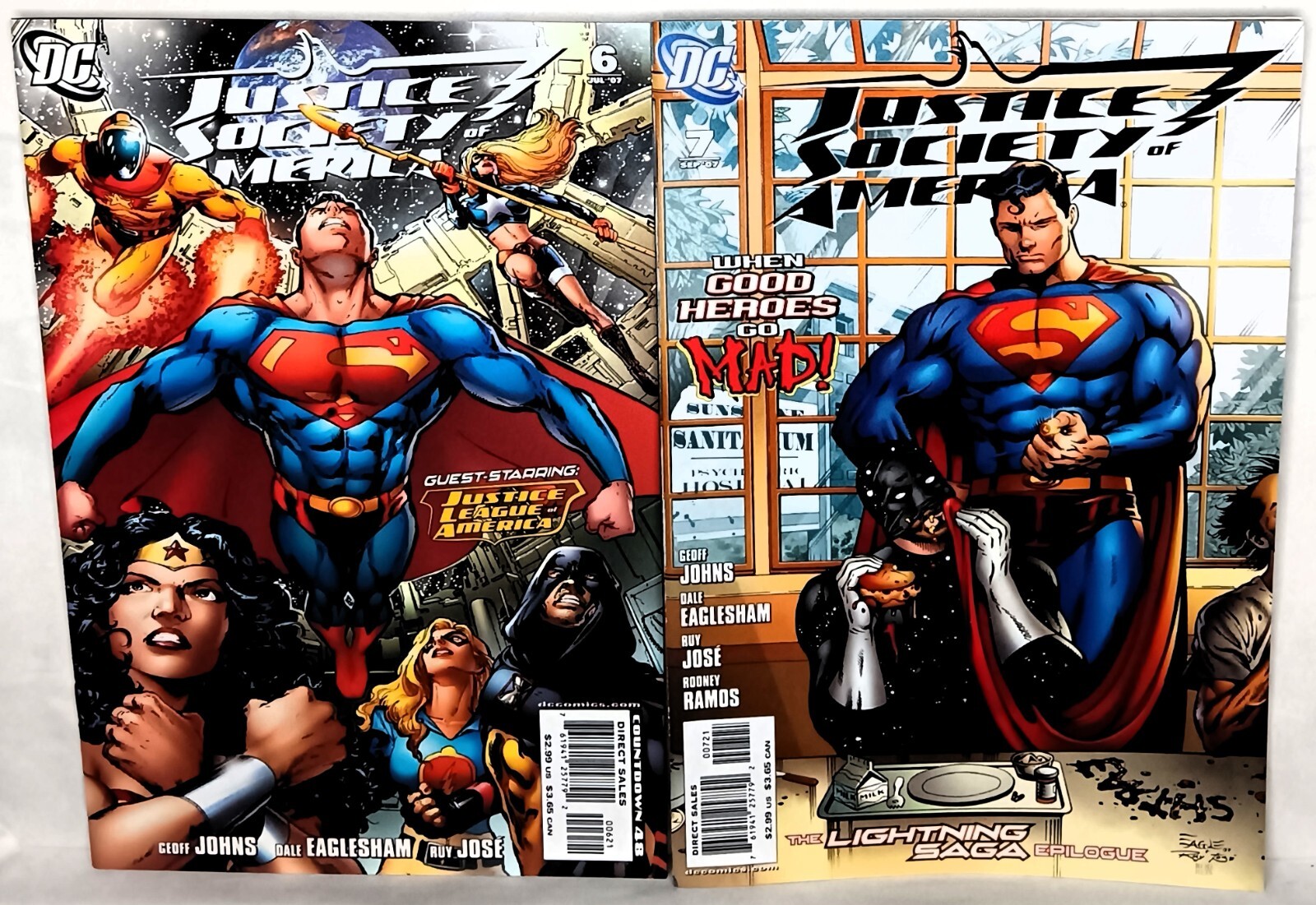JUSTICE SOCIETY of AMERICA #6 - 7 | Copertine variante 1 su 10 | DC Comics