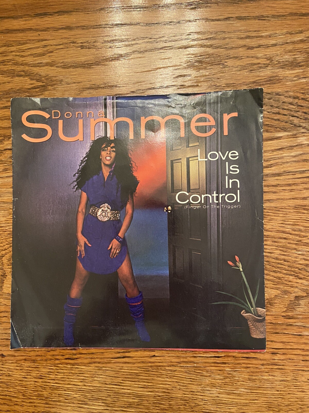Donna Summer 45 rpm Record- Love Is In Control/Sometimes Like Butterflies, EUC