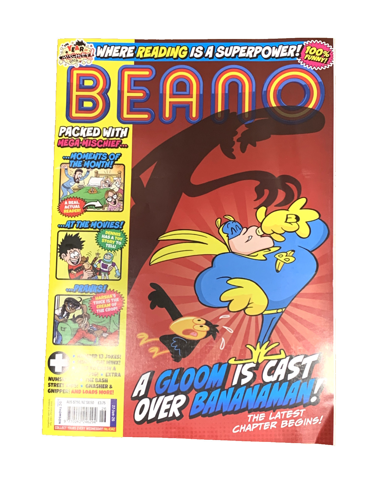 Share Beano Comics 27/06/26 26th June 2026 4342