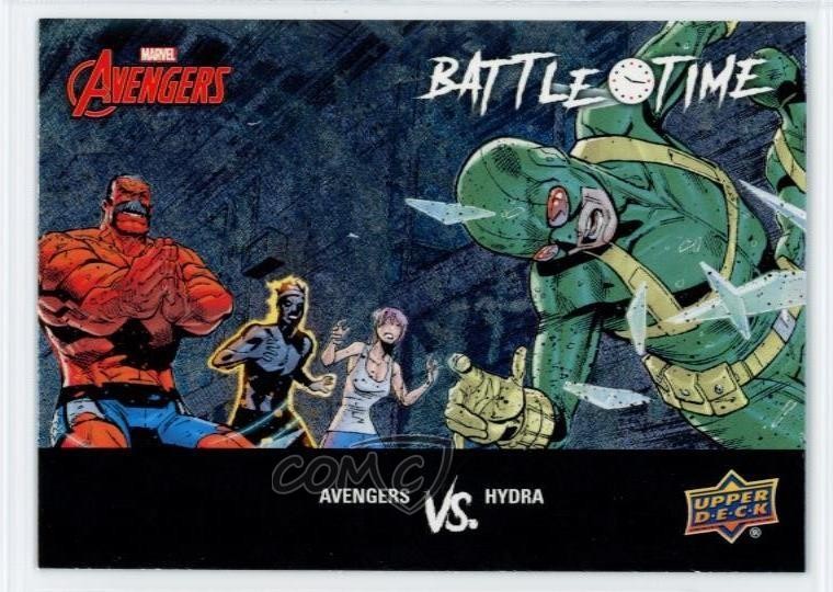 2024 Upper Deck Marvel Avengers Battle Time Avengers vs Hydra #BT-9 1b9b