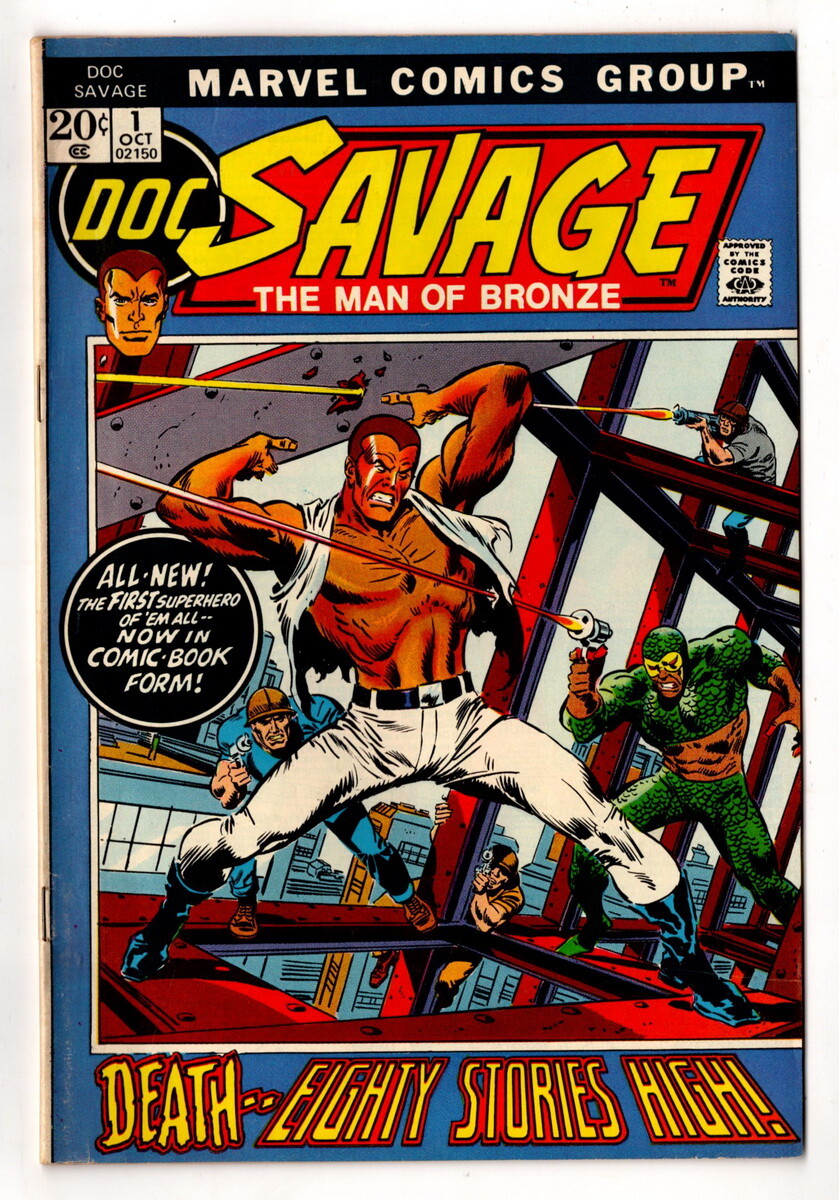 Doc Savage #1, 1972, "L'uomo di bronzo", GRADO MIGLIORE 