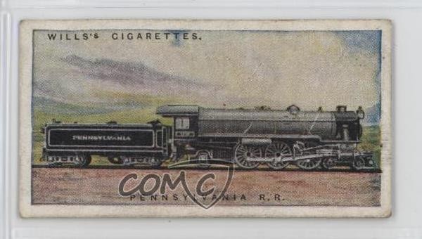 1924 Wills Railway Engines Tobacco Pennsylvania RR #26 0l4h
