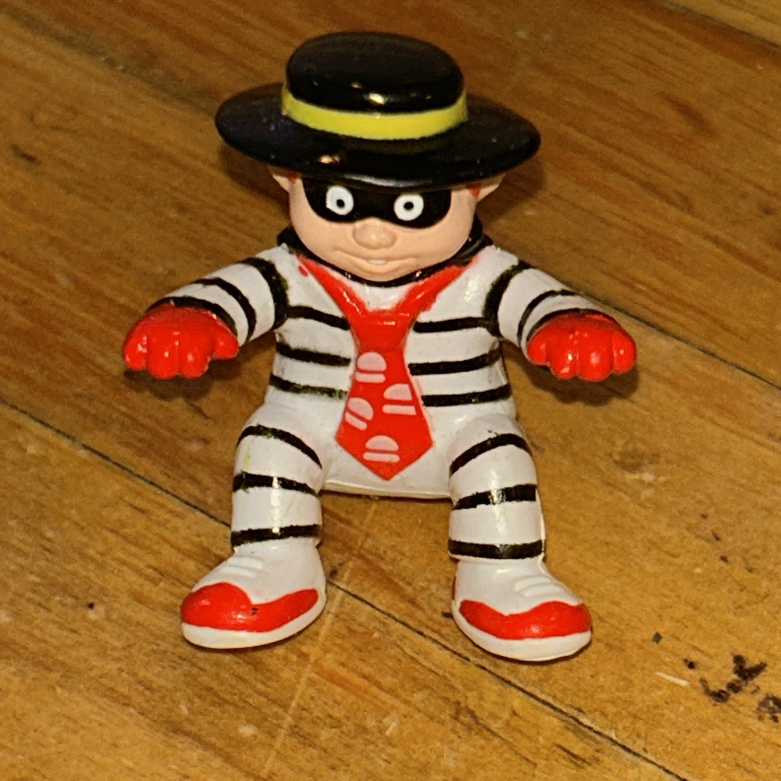 🍔 Vintage 1990 McDonalds Hamburglar Happy Meal Toy PVC Figure