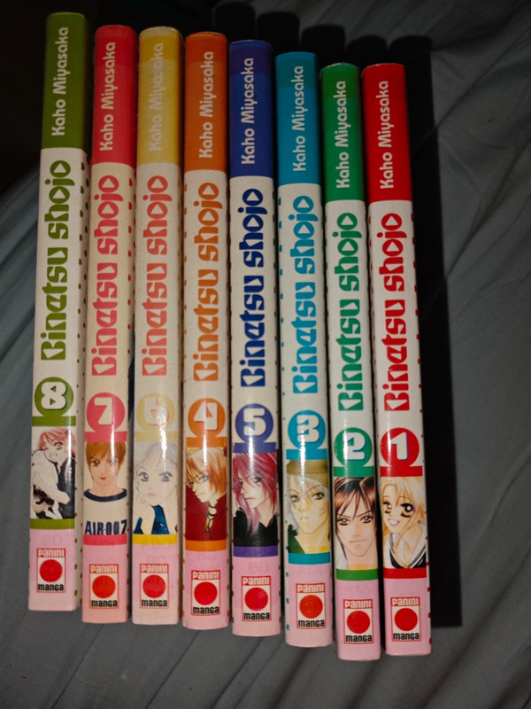 lot mangas "binetsu shojo" - tomes 1 à 8 (série complète) - kaho miyasaka
