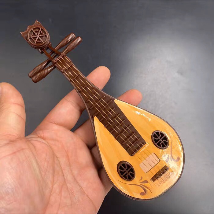 Antico soldatino strumento musicale Pipa modello plastica per action figure 12" 1/6