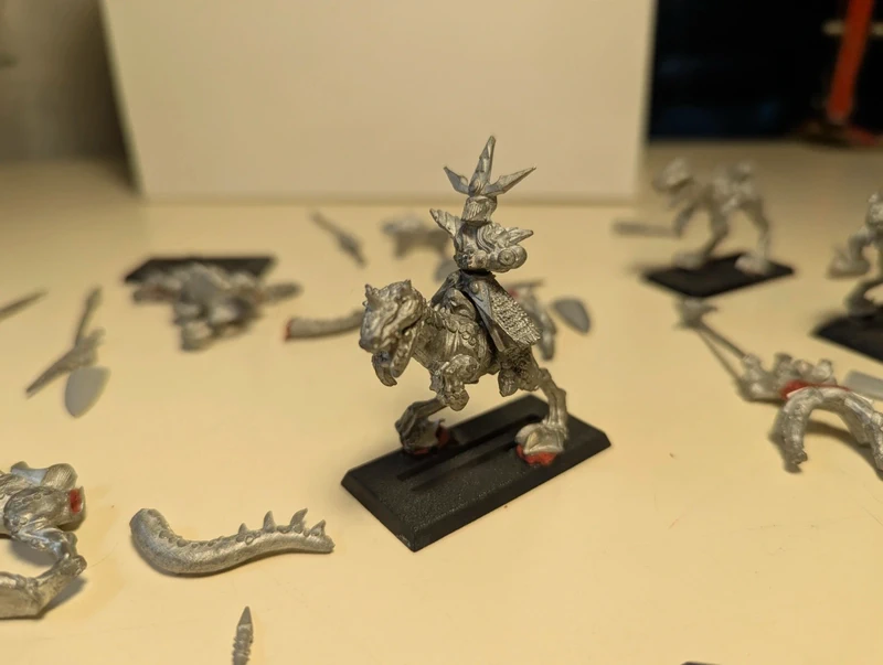 Warhammer chevaucheurs de sang-froid elfes noirs