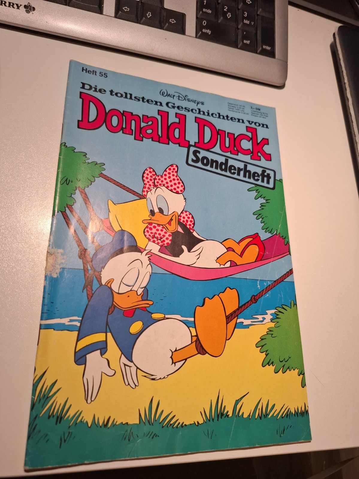 WALT DISNEY LE STORIE PIÙ BELLE DI DONALD DUCK #55 COPERTINA DANNEGGIATA