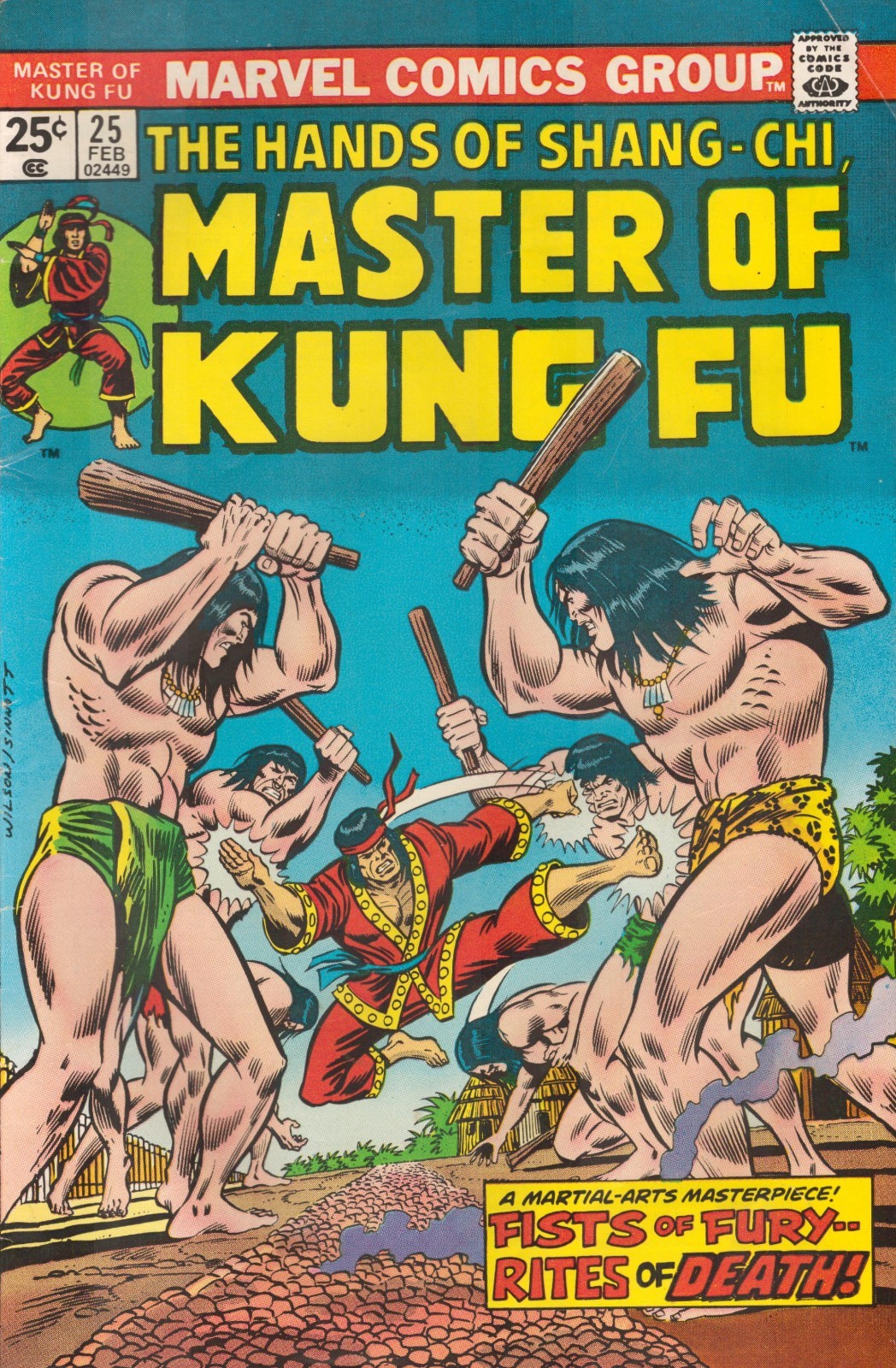 54557: MARVEL MASTER OF KUNG FU #25 grado VG