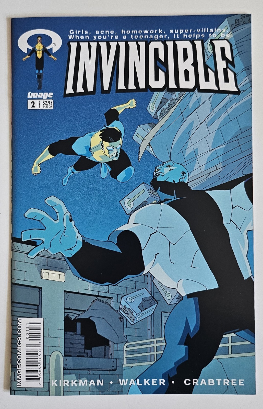 Invincible #2 - 1st App Atom Eve Rex Splode Robot Image Comics Kirkman MINT