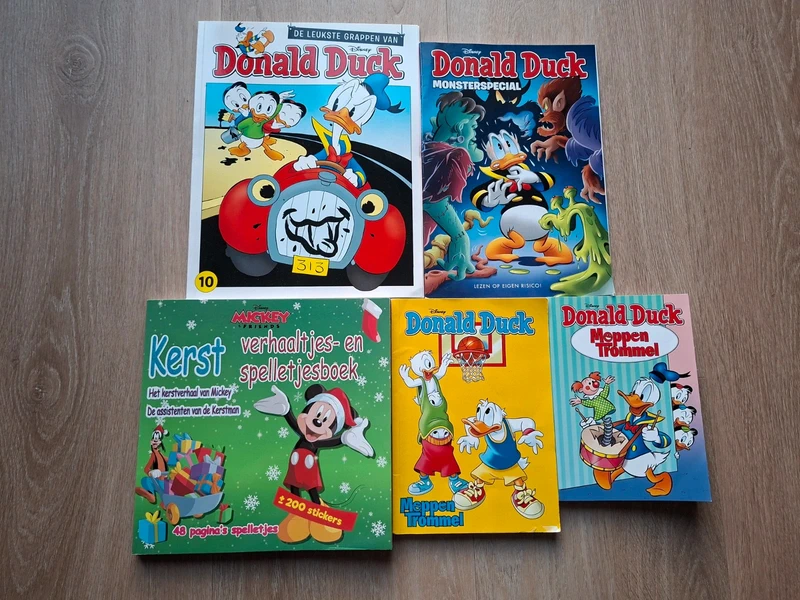 Donald Duck o.a. moppen trommel