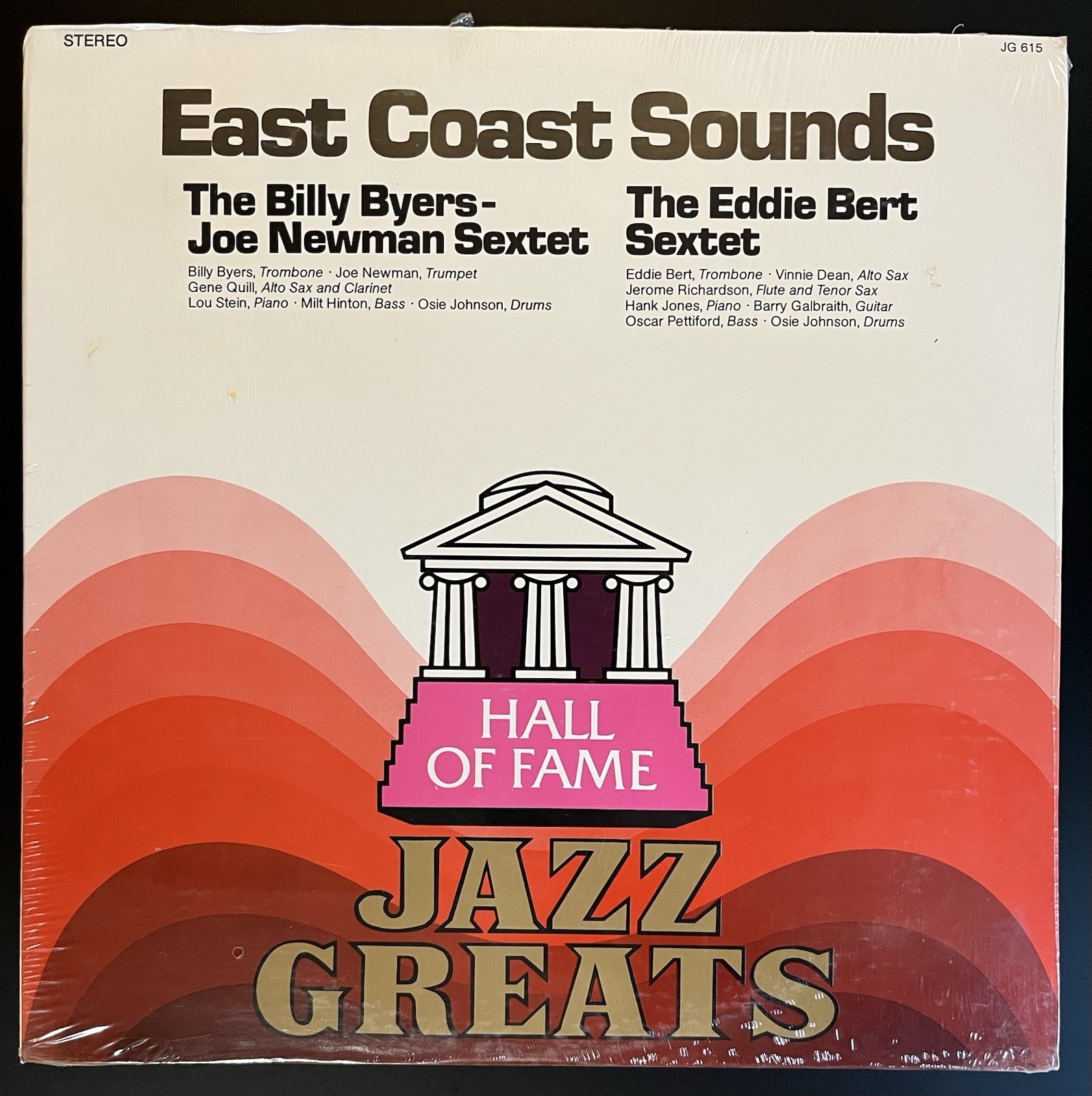 East Coast Sounds LP SEALED Billy Byers Joe Newman Eddie Bert Jazz JG 615