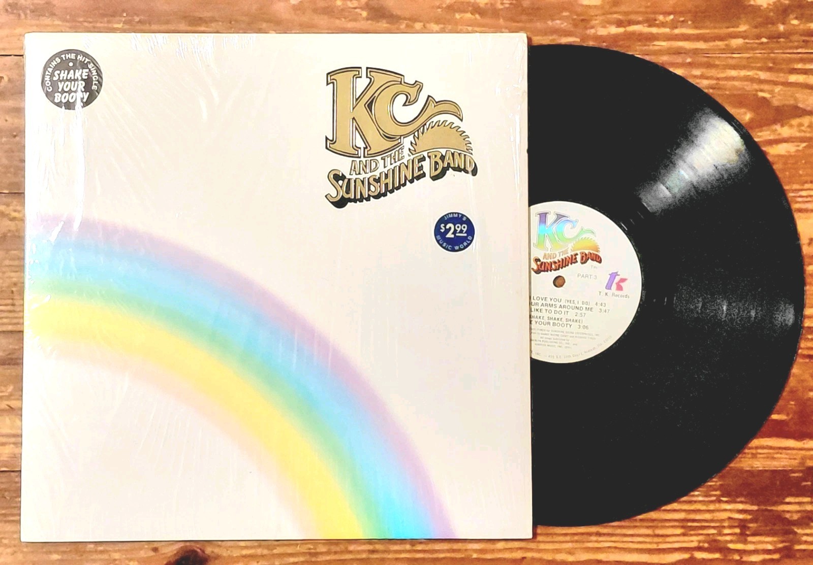 KC and The Sunshine Band Part 3 LP 1976 Record TK 605 1976 Vinyl Album Exc Cond 