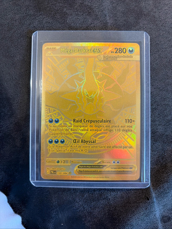 Carte Pokémon Mega-Darkrai ex GOLD 120/084 fr Pbl