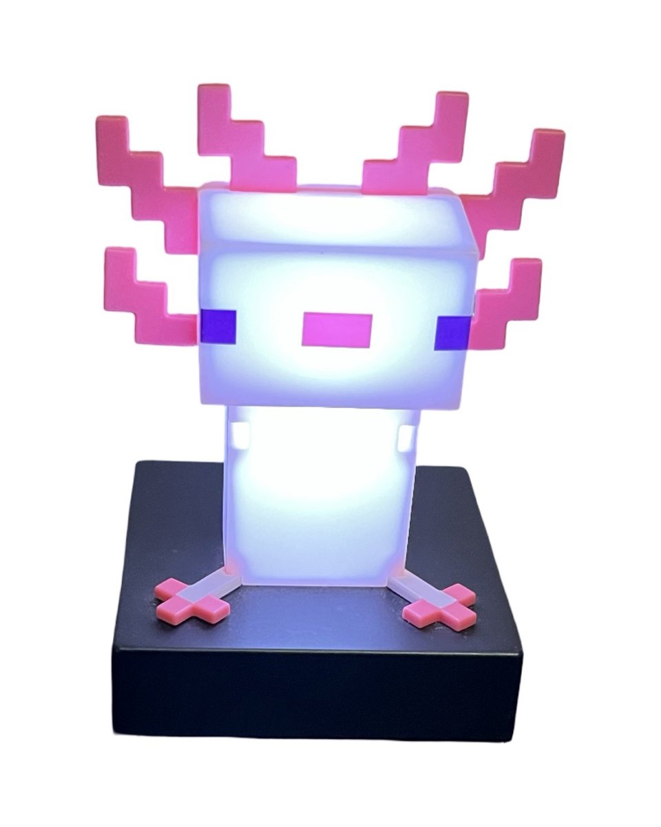 Minecraft Light up Axolotl #003 Serie 1 Paladone Light
