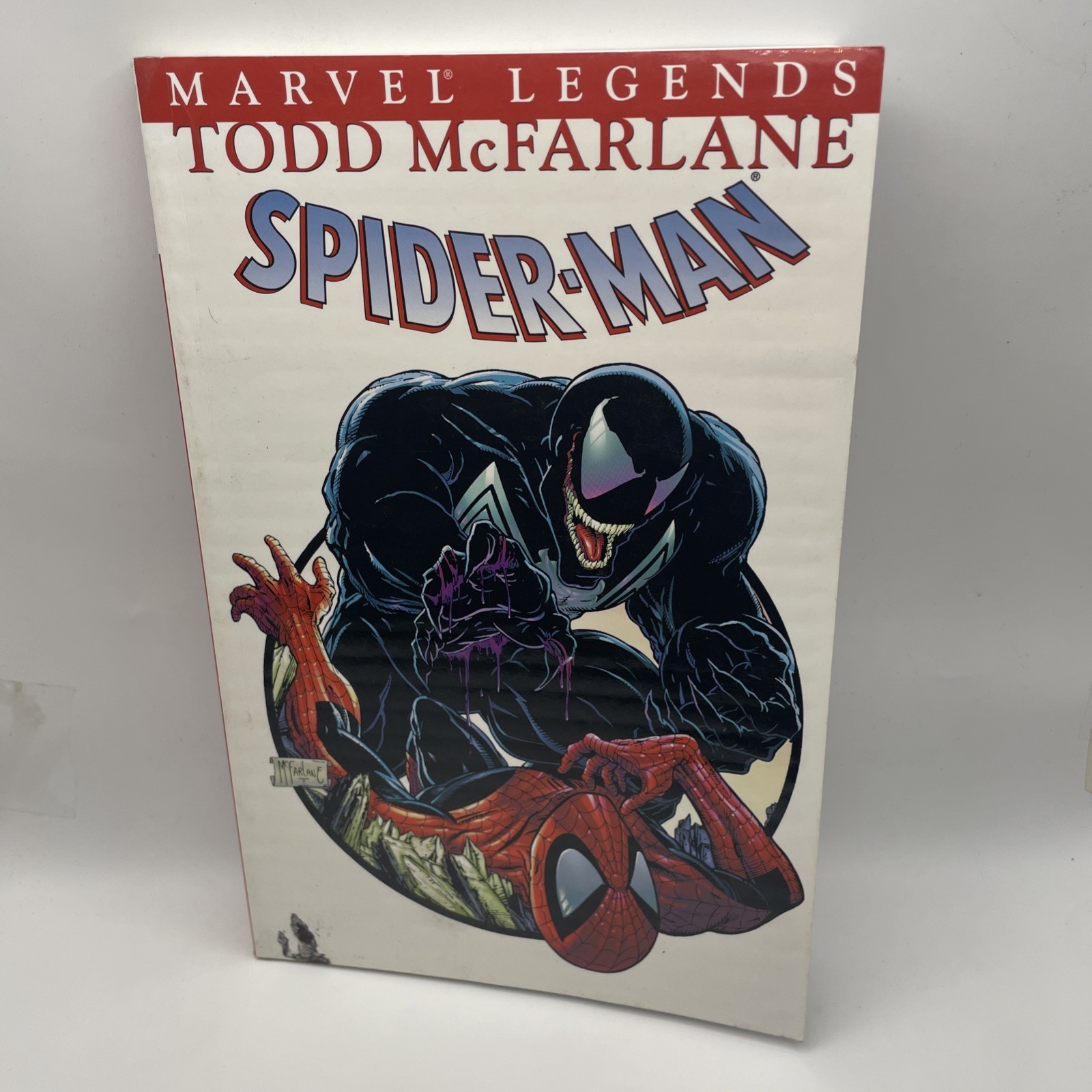 Marvel Legends Spider-Man Legends #3 Todd McFarlane TPB - Spine Split