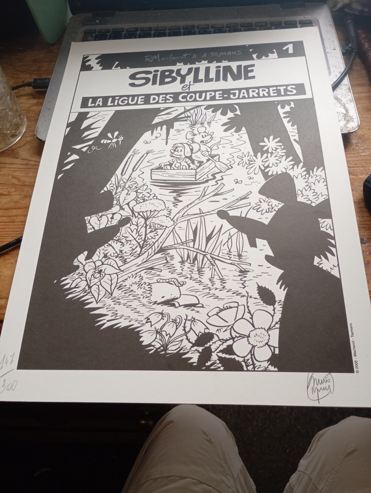 SIBYLLINE et la ligue des coupes-jarrets ANDRE TAYMANS bd des bulles 2005