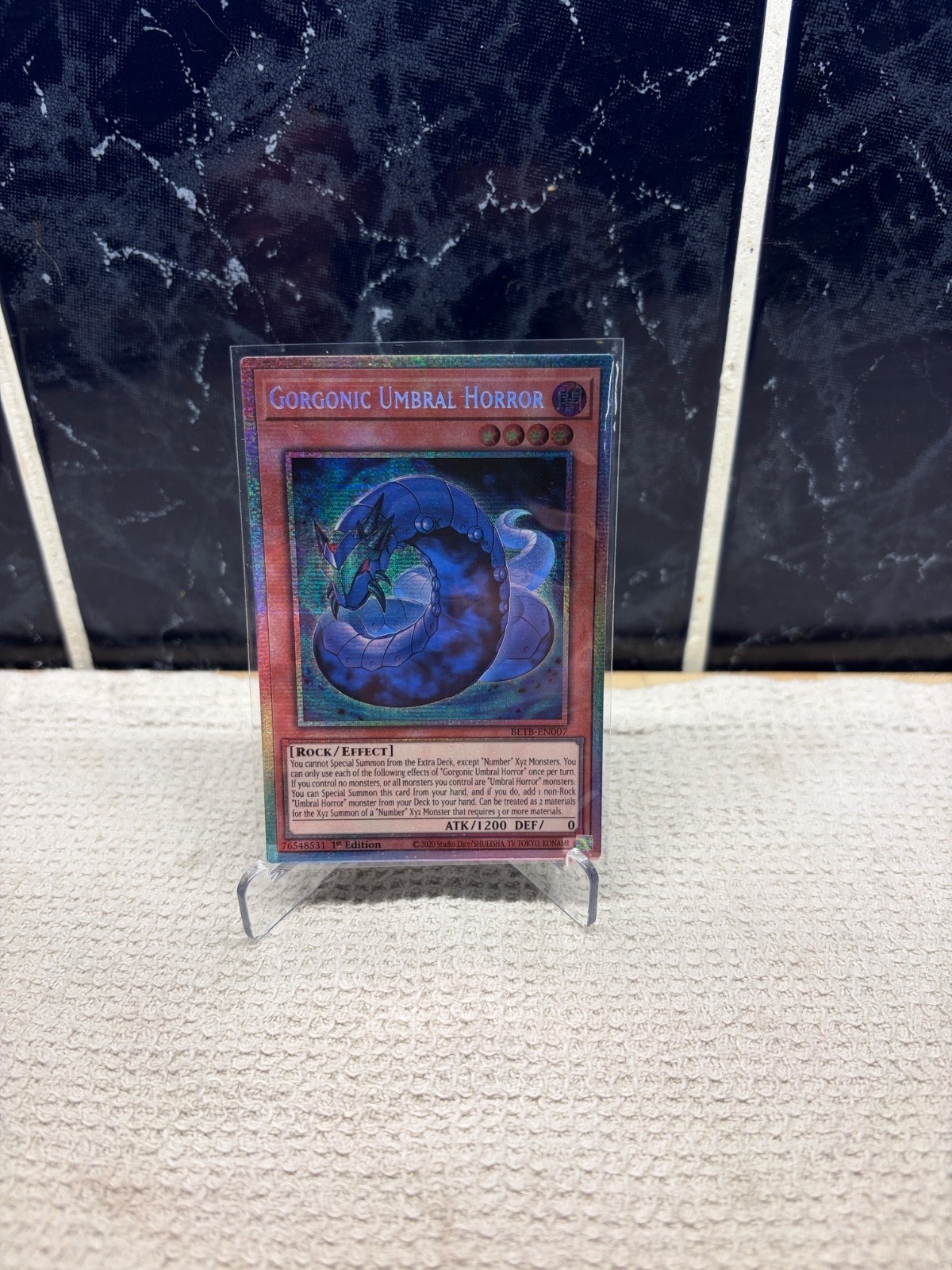 Gorgonic Umbral Horror (Starlight Rare) Betb-En007 Beyond the Brave 1st Edition