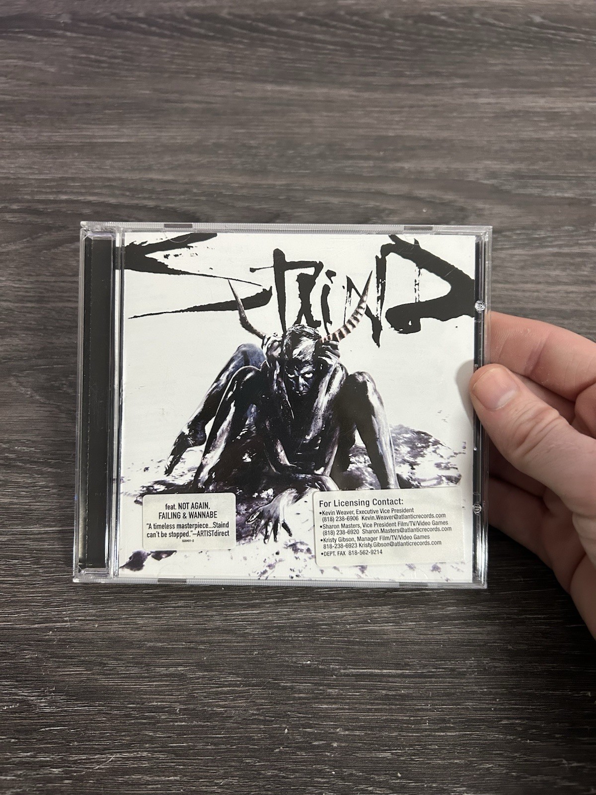 Staind (Amended) (CD, 2011, Flip Records) Clean Edited Version With License Info