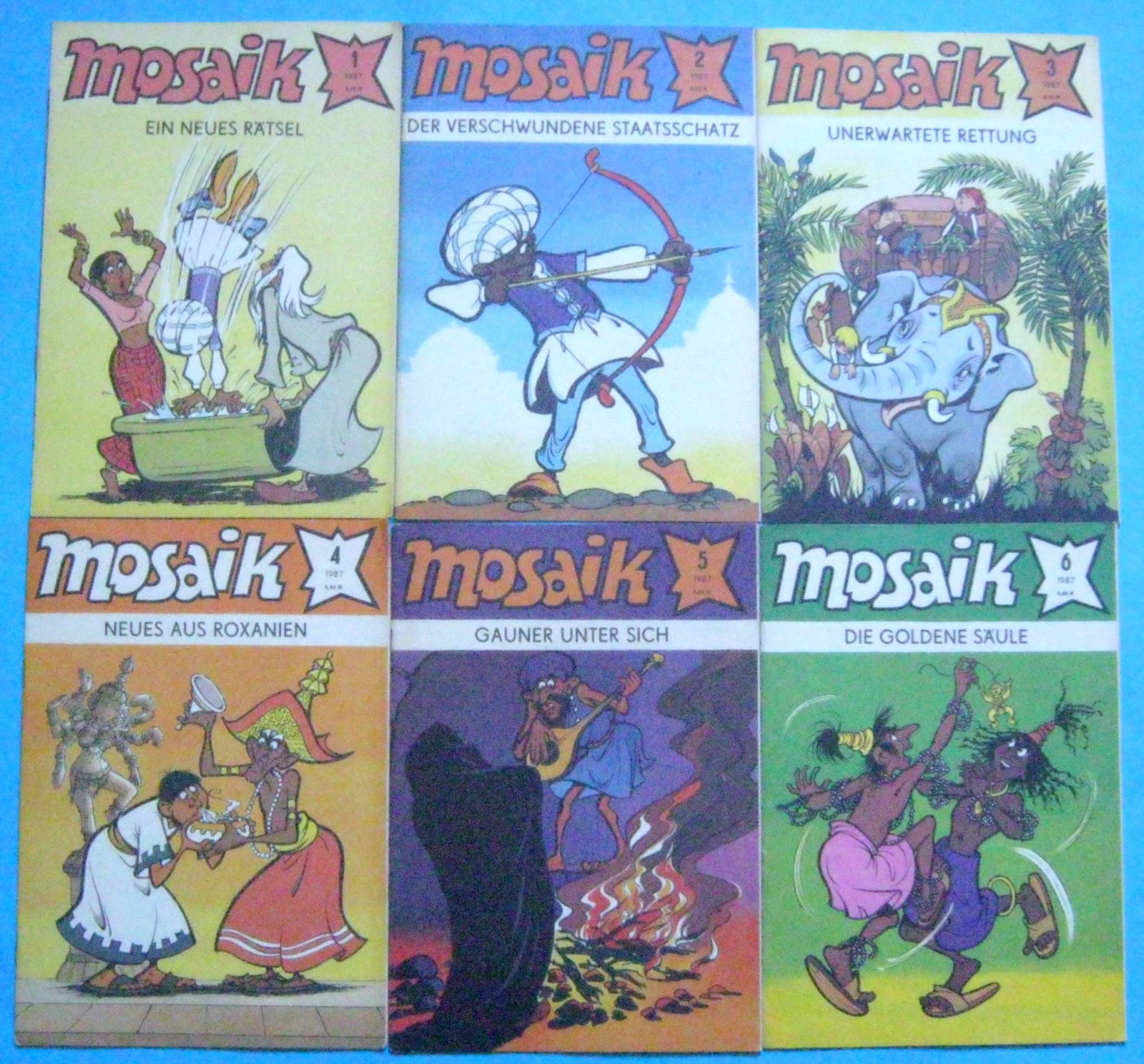 Mosaico Abrafaxe 1987 / completo!