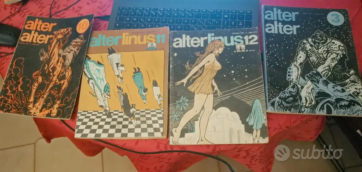 4 riviste alterlinus anni 70