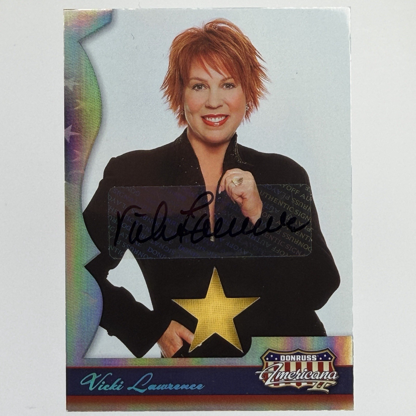 Vicki Lawrence Auto (Mama's Family) #/250 Donruss Americana Autograph Worn Relic