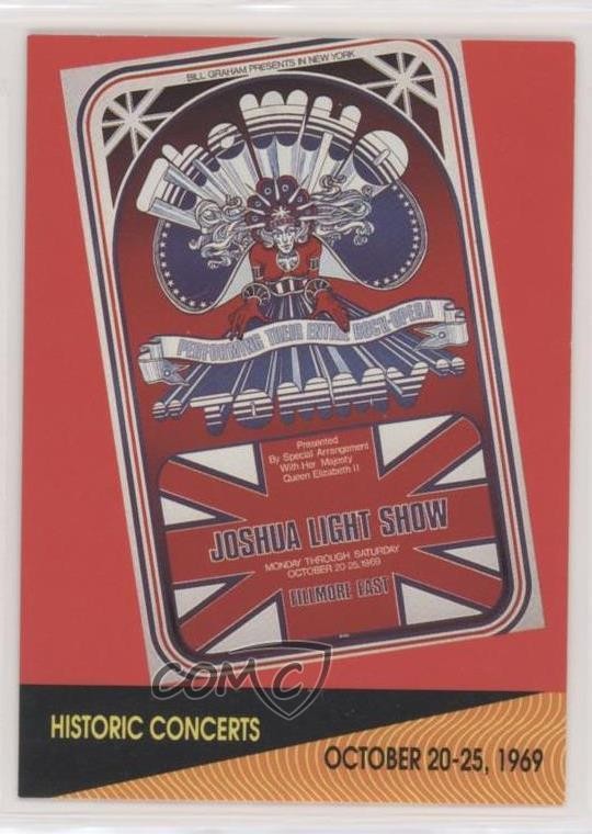 1991-92 Super Stars MusiCards Concerti Storici Gli Who 20-25 Ottobre 1969 00ah