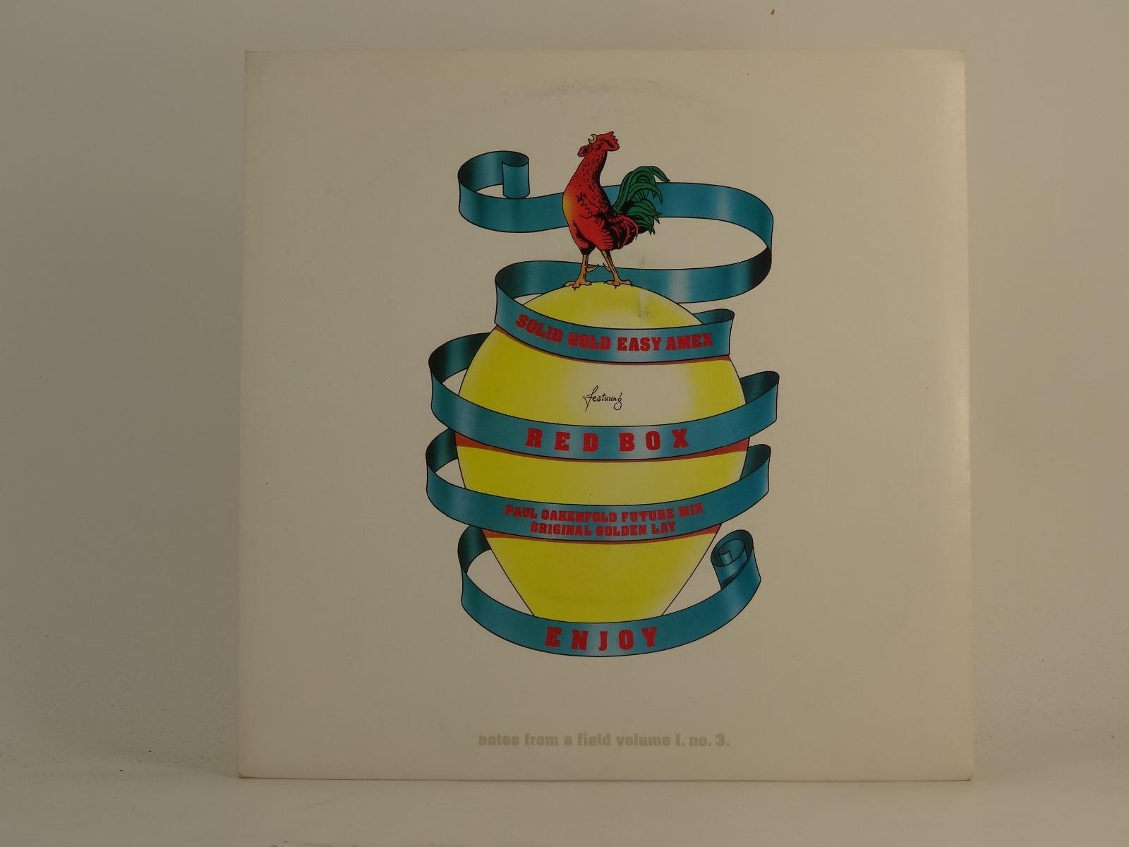 SOLID GOLD EASY AMEX FT RED BOX ENJOY (66) 2 Track 7" Single plus Picture Sleeve
