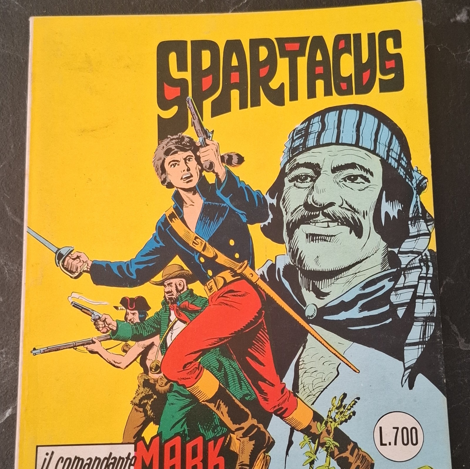 Spartacus - Il Comandante Mark, EsseGesse fumetto a colori italiano 1978 L.700