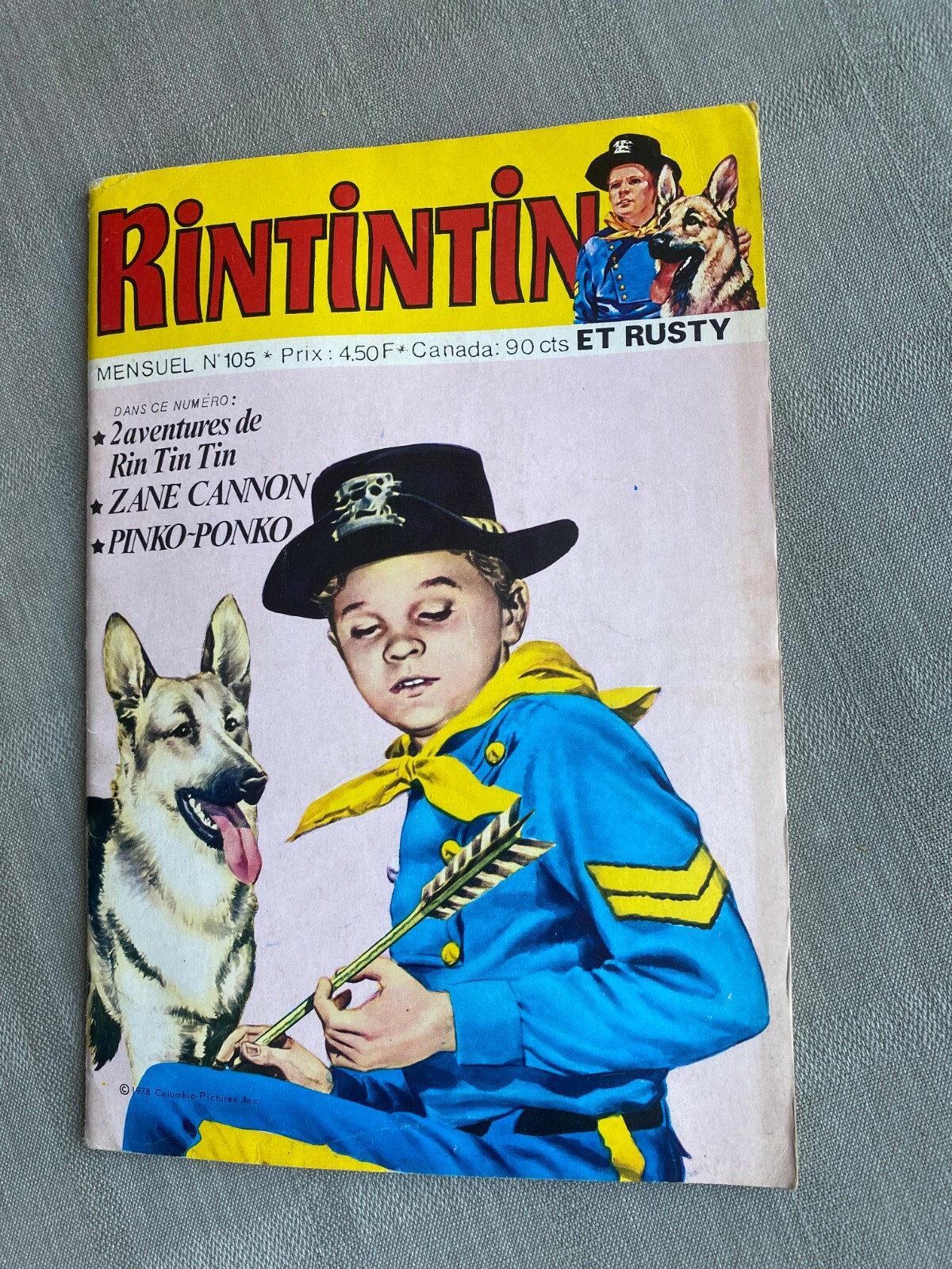 RIN TIN TIN N°105 2A SERIE 1978 IN BUONE CONDIZIONI / MOLTO BUONE CONDIZIONI
